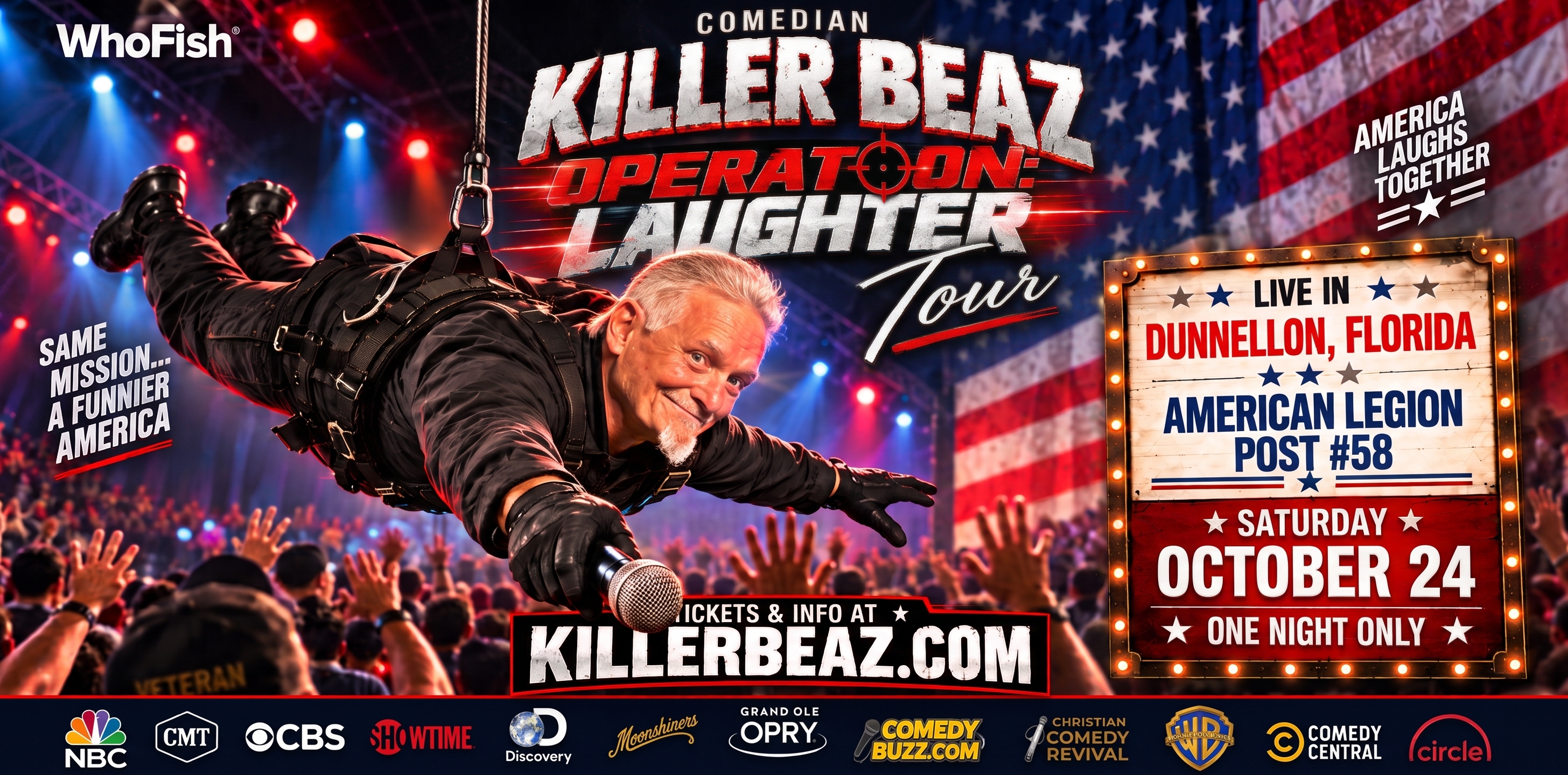 Killer Beaz Operation Laughter Tour artwork